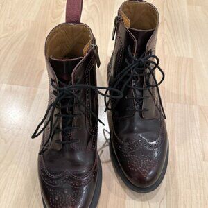 Bottillons Delphine Cherry Red - Dr Martens